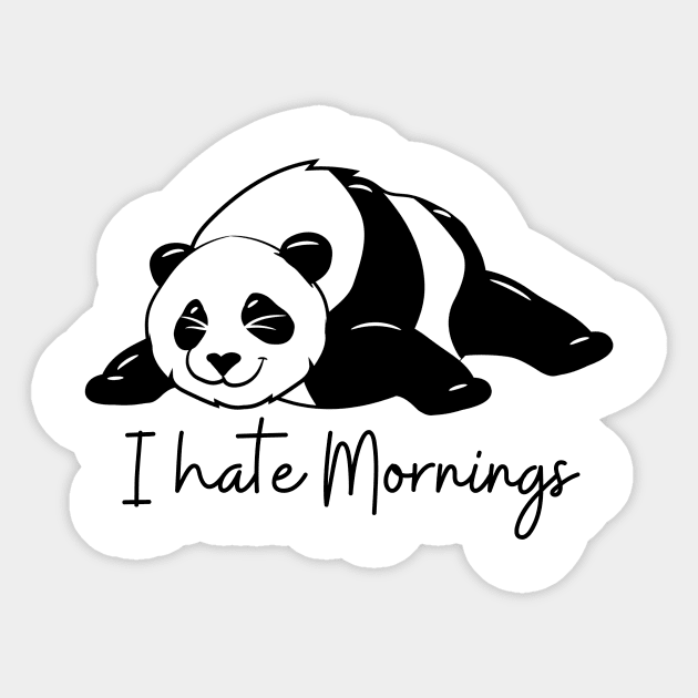 I Hate Mornings Sticker by Waqasmehar